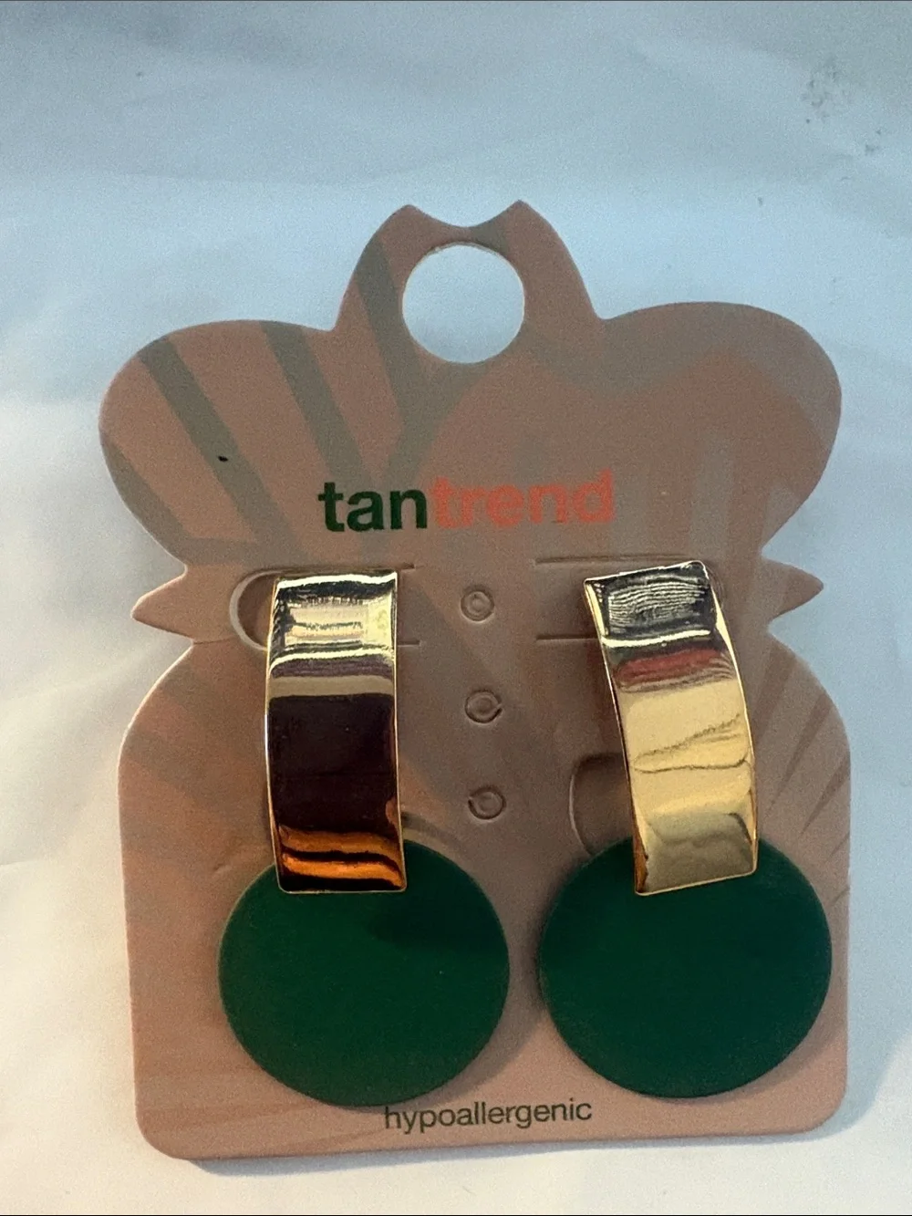 Tan  trend hypoallergenic earrings